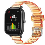 Strap-it Bracelet cristal Xiaomi Amazfit GTS (orange transparent)