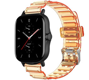 Strap-it Bracelet cristal Amazfit GTS 2 (orange transparent)