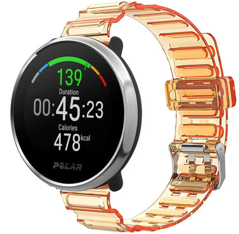 Strap-it Strap-it Bracelet cristal Polar Ignite (orange transparent)