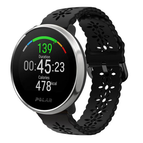 Strap-it Strap-it Bracelet silicone à motifs Polar Ignite (noir)