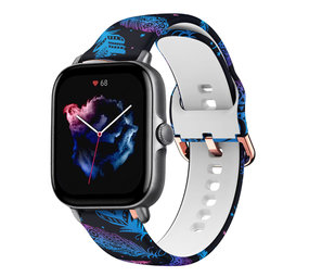 Strap-it Bracelet Funky Feather Amazfit GTS 3