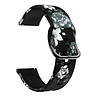 Strap-it Strap-it Bracelet Grey Flowers Amazfit GTS 3 Strap-it Strap-it Bracelet Grey Flowers Amazfit GTS 3