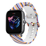 Strap-it Bracelet Silly Stripes Amazfit GTS 3