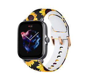 Strap-it Bracelet Sunny Flower Amazfit GTS 3