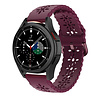 Strap-it Strap-it Bracelet silicone à motifs Samsung Galaxy Watch 4 Classic 42mm (bordeaux) Strap-it Strap-it Bracelet silicone à motifs Samsung Galaxy Watch 4 Classic 42mm (bordeaux)