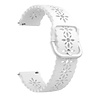 Strap-it Strap-it Bracelet silicone à motifs Samsung Galaxy Watch 4 Classic 42mm (blanc)