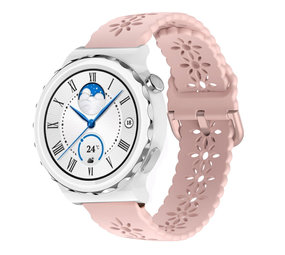 Strap-it Bracelet silicone à motifs Huawei Watch GT 3 Pro 43mm (rose)