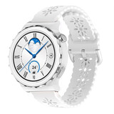 Strap-it Bracelet silicone à motifs Huawei Watch GT 3 Pro 43mm (blanc)