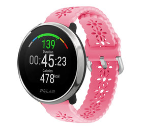 Strap-it Bracelet silicone à motifs Polar Unite (rose vif)