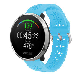 Strap-it Bracelet silicone à motifs Polar Unite (bleu clair)