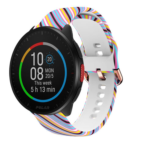 Strap-it Strap-it Bracelet Silly Stripes Polar Pacer