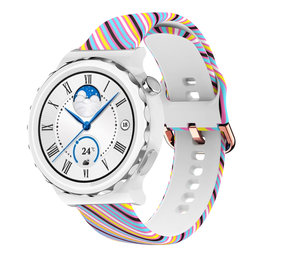 Strap-it Bracelet Silly Stripes Huawei Watch GT 3 Pro 43mm