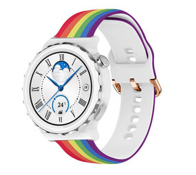 Strap-it Bracelet l'arc-en-ciel Huawei Watch GT 3 Pro 43mm