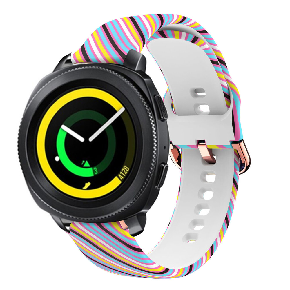 Strap-it Strap-it Bracelet Silly Stripes Samsung Gear Sport
