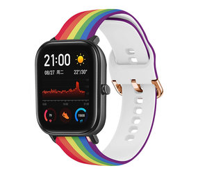Strap-it Bracelet l'arc-en-ciel Xiaomi Amazfit GTS