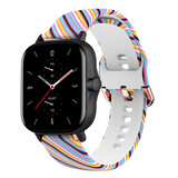 Strap-it Bracelet Silly Stripes Amazfit GTS 2