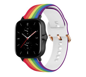 Strap-it Bracelet l'arc-en-ciel Amazfit GTS 2