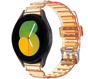 Strap-it Bracelet cristal Samsung Galaxy Watch 5 40mm (orange transparent)