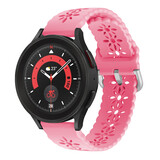 Strap-it Bracelet silicone à motifs Samsung Galaxy Watch 5 Pro (rose vif)