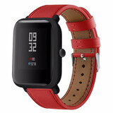 Strap-it Bracelet cuir Xiaomi Amazfit Bip (rouge)