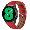 Strap-it Strap-it Bracelet cuir Samsung Galaxy Watch 4 40mm (rouge) Strap-it Strap-it Bracelet cuir Samsung Galaxy Watch 4 40mm (rouge)