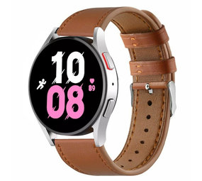Strap-it Bracelet cuir Samsung Galaxy Watch 5 44mm (serré marron)