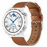 Strap-it Strap-it Bracelet cuir Huawei Watch GT 3 Pro 43mm (serré marron) Strap-it Strap-it Bracelet cuir Huawei Watch GT 3 Pro 43mm (serré marron)