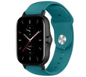 Strap-it Bracelet sport Amazfit GTS 2 (vert-bleu)