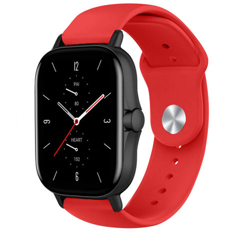 Strap-it Strap-it Bracelet sport Amazfit GTS 2 (rouge)