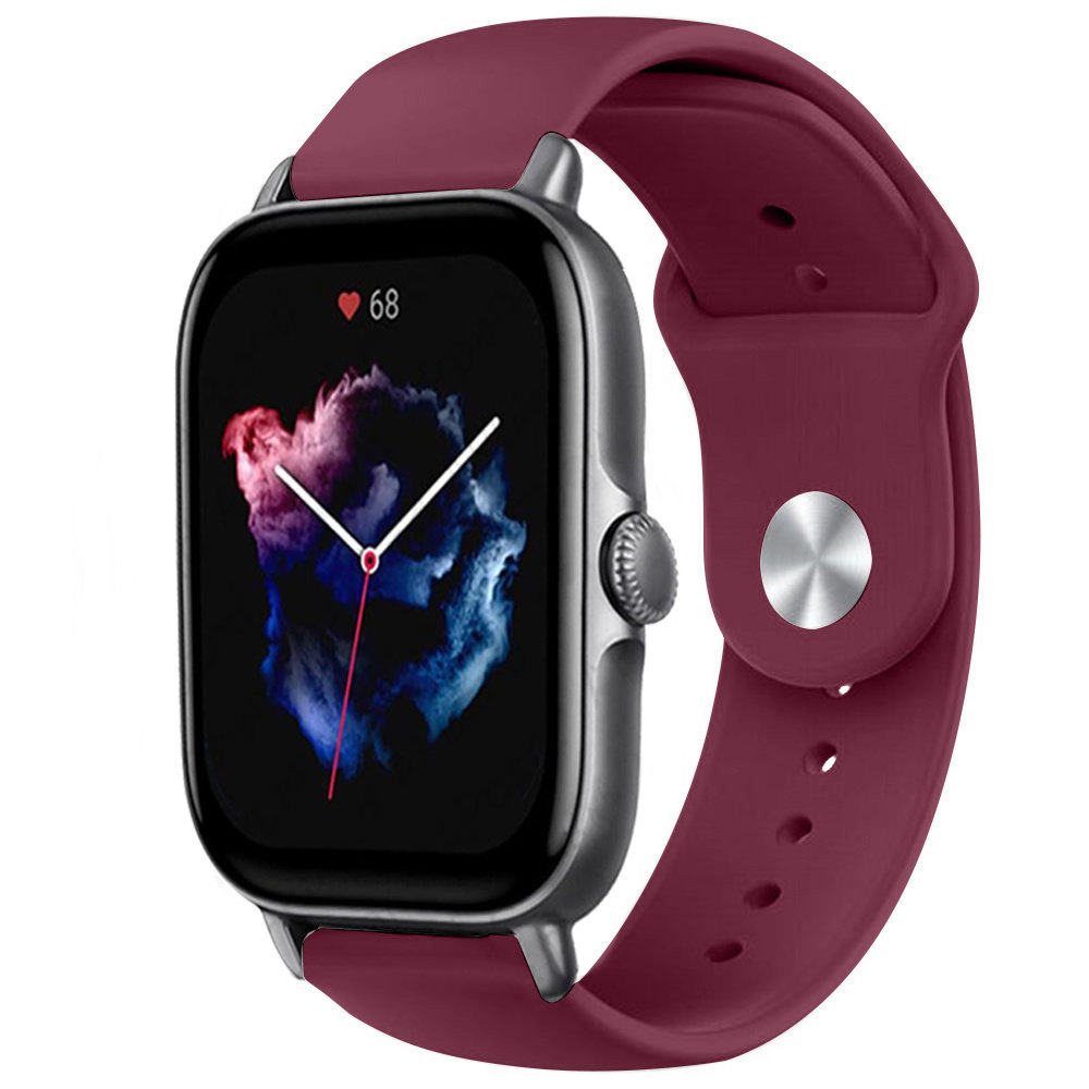 Strap-it Strap-it Bracelet sport Amazfit GTS 3 (bordeaux)