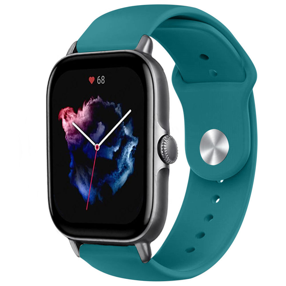 Strap-it Strap-it Bracelet sport Amazfit GTS 3 (vert-bleu)