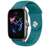 Strap-it Bracelet sport Amazfit GTS 3 (vert-bleu) Strap-it Bracelet sport Amazfit GTS 3 (vert-bleu)