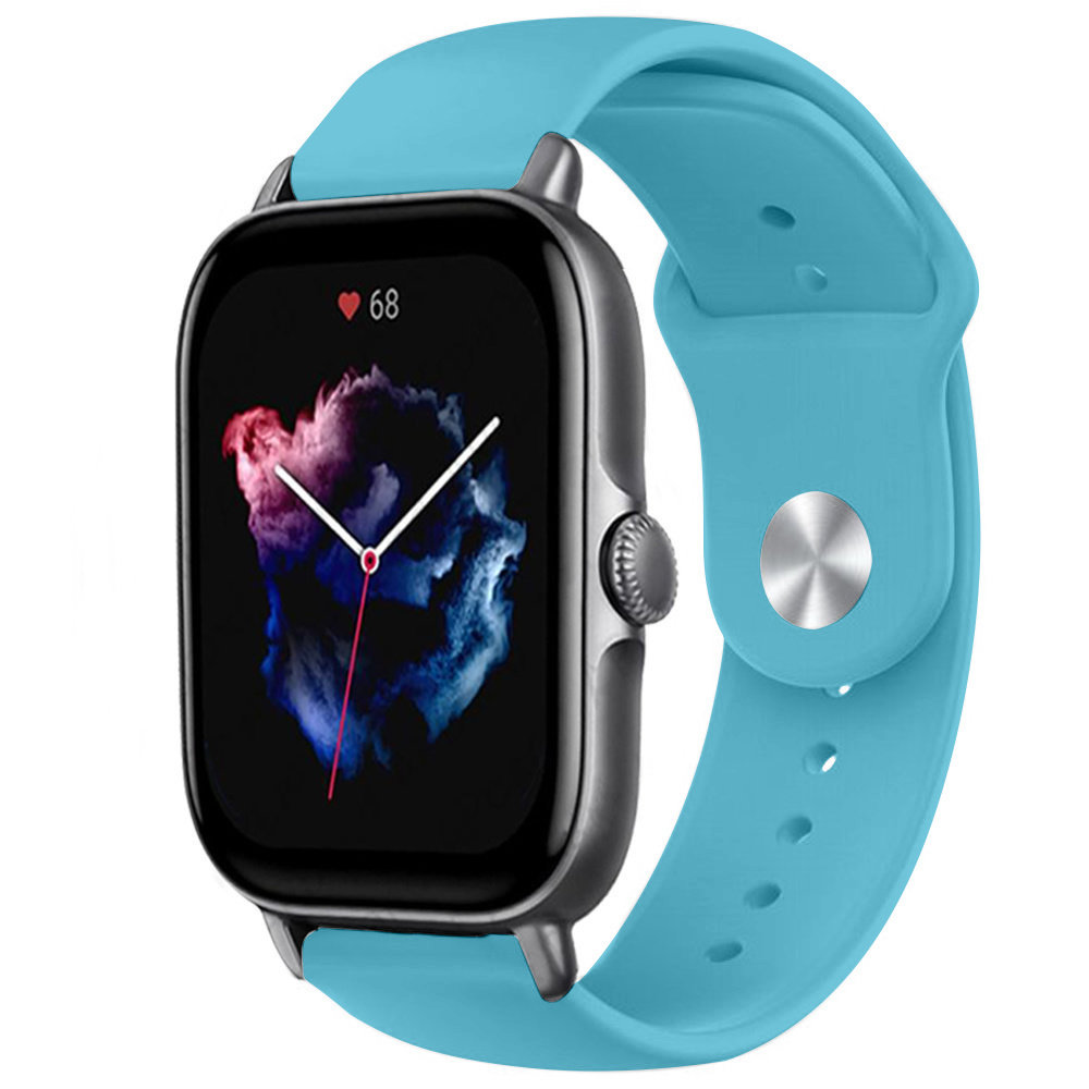 Strap-it Strap-it Bracelet sport Amazfit GTS 3 (bleu clair)