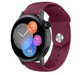 Strap-it Bracelet sport Huawei Watch GT 3 42mm (bordeaux)
