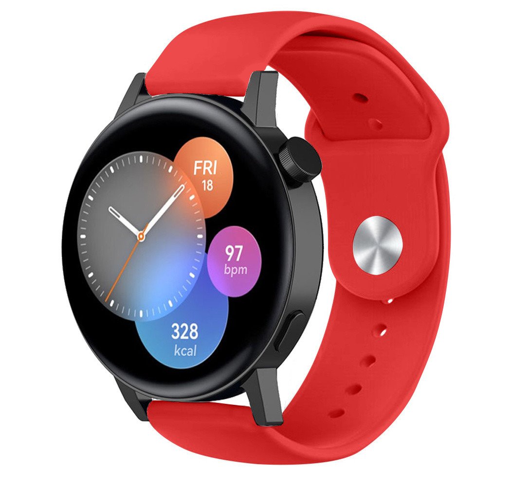 Strap-it Strap-it Bracelet sport Huawei Watch GT 3 42mm (rouge) Strap-it Strap-it Bracelet sport Huawei Watch GT 3 42mm (rouge)