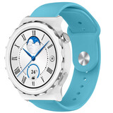 Strap-it Bracelet sport Huawei Watch GT 3 Pro 43mm (bleu clair)