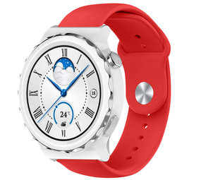 Strap-it Bracelet sport Huawei Watch GT 3 Pro 43mm (rouge)