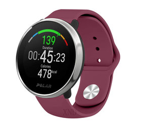 Strap-it Bracelet sport Polar Unite (bordeaux)