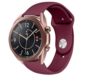 Strap-it Bracelet sport Samsung Galaxy Watch 3 41mm (bordeaux)
