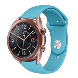 Strap-it Bracelet sport Samsung Galaxy Watch 3 41mm (bleu clair)