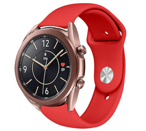 Strap-it Bracelet sport Samsung Galaxy Watch 3 41mm (rouge)