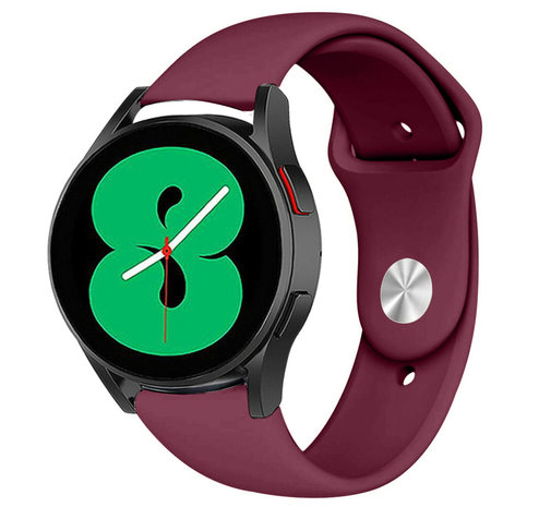 Strap-it Strap-it Bracelet sport Samsung Galaxy Watch 4 44mm (bordeaux)