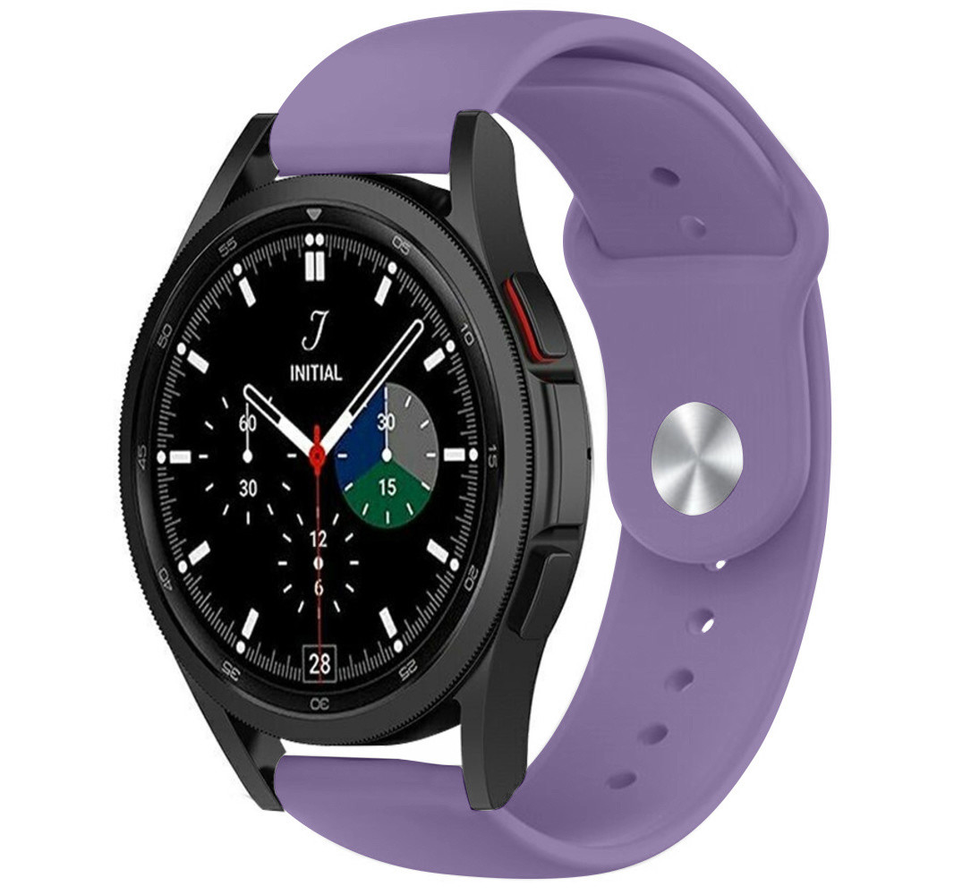 Strap-it Strap-it Bracelet sport Samsung Galaxy Watch 4 Classic 42mm (violet clair)