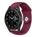 Strap-it Bracelet sport Samsung Galaxy Watch 4 Classic 46mm (bordeaux) Strap-it Bracelet sport Samsung Galaxy Watch 4 Classic 46mm (bordeaux)