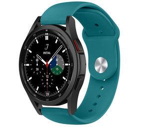 Strap-it Bracelet sport Samsung Galaxy Watch 4 Classic 46mm (vert-bleu)