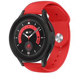 Strap-it Bracelet sport Samsung Galaxy Watch 5 Pro (rouge)