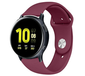 Strap-it Bracelet sport Samsung Galaxy Watch Active (bordeaux)