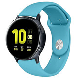 Strap-it Bracelet sport Samsung Galaxy Watch Active (bleu clair)