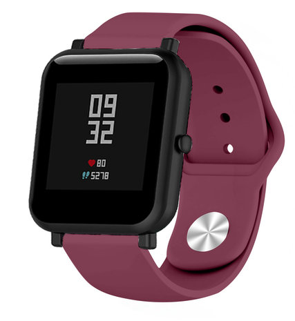 Strap-it Strap-it Bracelet sport Xiaomi Amazfit Bip (bordeaux)