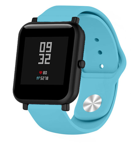 Strap-it Strap-it Bracelet sport Xiaomi Amazfit Bip (bleu clair) Strap-it Strap-it Bracelet sport Xiaomi Amazfit Bip (bleu clair)